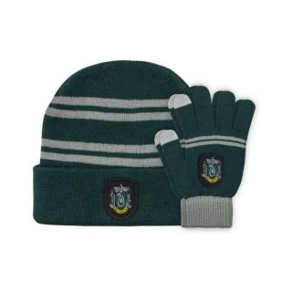 Harry Potter Slytherin Pipo ja Sormikkaat