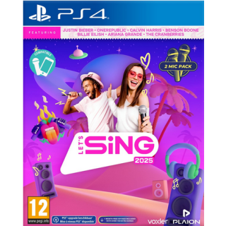 Lets Sing 2025 & 2 mikrofonia PS4