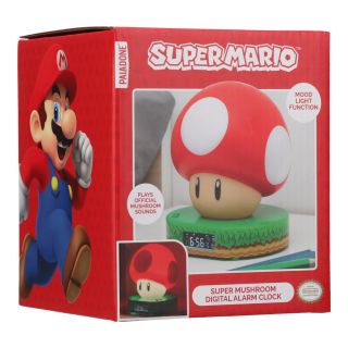 Paladone Super Mario Mushroom-herätyskello Valolla