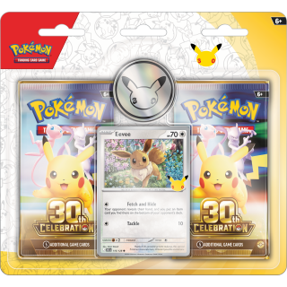 Pokemon 30th Celebration 2-pack Blister Eevee
