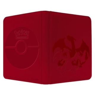 Korttikansio Pokemon Elite Series: Charizard 9-Taskuinen Vetoketjulla (punainen) Ultra Pro