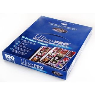 Korttikansion Irtosivu 9-tasku Top-load Silver 100 sivua Ultra Pro