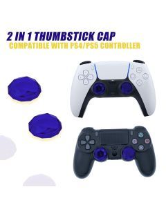 2 IN 1 DIAMOND THUMBSTICK CAP FOR PS4/PS5 CONTROLLER (KJH-P5-014)