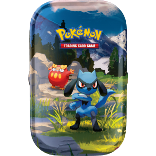 Pokemon Mega Evolution 2.5 Ascended Heroes Mini Tin Riolu & Darumaka