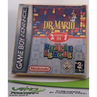 Dr. Mario & Puzzle League (CIB) GBC (Käytetty)