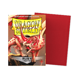 Dragon Shield Matte Sleeves Ruby (100 sleeves)