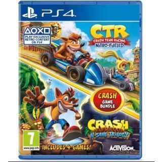 Crash Team Racing Nitro-Fueled/Crash Bandicoot N Sane Trilogy -pelipaketti PS4