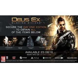 Deus Ex Mankind Divided PS4 Day 1 Edition