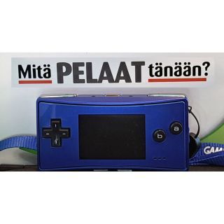 Gameboy Micro Blue (L) (ei laturia) GBA (Used)