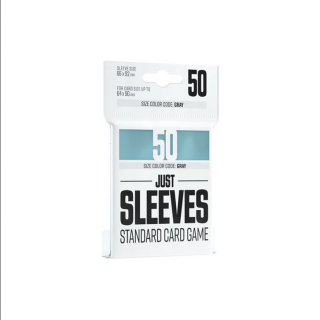 Just Sleeves - Standard Card Game Sleeves Clear (50 Sleeves) Toploader