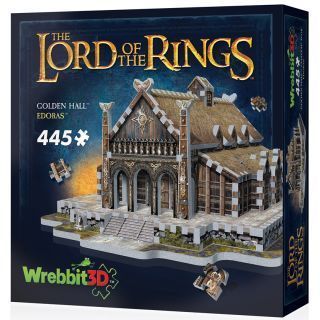 Lord of the Rings 3D Palapeli Golden Hall Edoras 445 Palaa