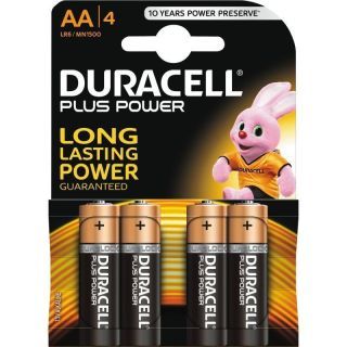 Plus Power Alkaline AA 4 pack Duracell Paristo