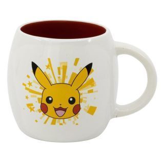 Pokemon Pikachu Happy-Sad Valkoinen Muki 380ml Stor