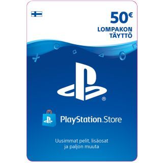 PlayStation Store PSN 50 EUR Lahjakortti / Latauskortti (fyysinen)