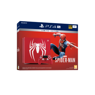 Sony PlayStation 4 (PS4) 1 TB PRO Limited Edition Spider-Man Bundle