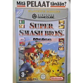 Super Smash Bros Melee - Players Choice (CIB) GC (Used)