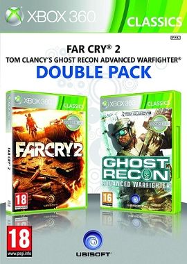 Far Cry 2 + Ghost Recon Advanced Warfighter-Tuplapaketti Xbox 360
